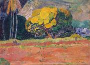 Paul Gauguin At the Foot of a Mountain USA oil painting artist